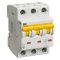 Автовыключатель IEK ВА47-60 3Р С 25А 6кА