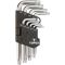 Набір ключів зірок TOPEX 35D950 Torx TS10-50 (9шт)