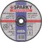 Абразивный отрезной круг по нержавейке SPARKY 125x1.0x22.2 A60S