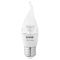 Светодиодная лампа DELUX BL37B 6Вт tail 3000K 220В E27 crystal
