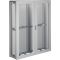 Секційна шафа Hager FG26LD Univers IP54/I 1900x1600x400мм прозорі двері (сіра)