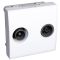 TV/FM розетка (TV проходная) Schneider Electric Altira ALB44324 (белая)