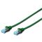 Зеленый патч-корд cat.5e SF-UTP (1м) AWG 26/7 Digitus DK-1531-010/G