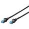 Черный патч-корд cat.5e SF-UTP (5м) AWG 26/7 Digitus DK-1531-050/BL