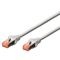 Сірий патч-корд cat.6 S-FTP (1.5м) AWG 27/7 LSZH Digitus DK-1644-015