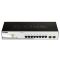 Комутатор D-Link DGS-1210-10 8x1GE 2xSFP Smart III