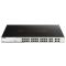 Коммутатор D-Link DGS-1210-28MP 24x1GE PoE 4xSFP/1GE Combo PoE 370W Smart