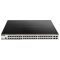 Коммутатор D-Link DGS-1210-52MPP/ME 48x1GE PoE 4xSFP PoE- 740W L2