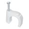 Круглые пластиковые скобы IEK USK11-04-020 4мм (20шт)