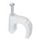 Круглые пластиковые скобы IEK USK11-07-020 7мм (20шт)