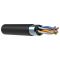 Кабель FTP, кат.5E 4х2х24AWG solid, 305м, черный