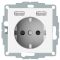 USB розетка Schuko Schneider Electric Merten System M MTN2366-0319 2 USB (полярно білий)