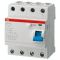 УЗО ABB F204 AC-63/0,1, 63А, 100 мА, AC
