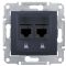Компьютерная розетка Schneider Electric Sedna SDN4400170 (графит)