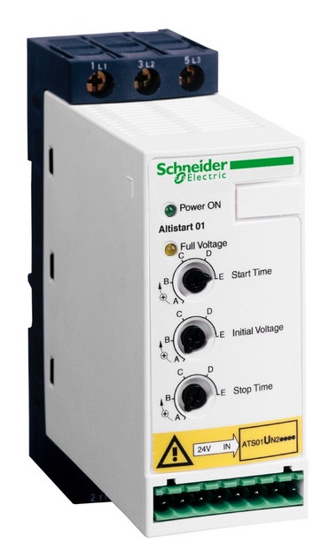 Устройство плавного пуска Schneider Electric ATS01N209QN 5,5кВт 12А в ...
