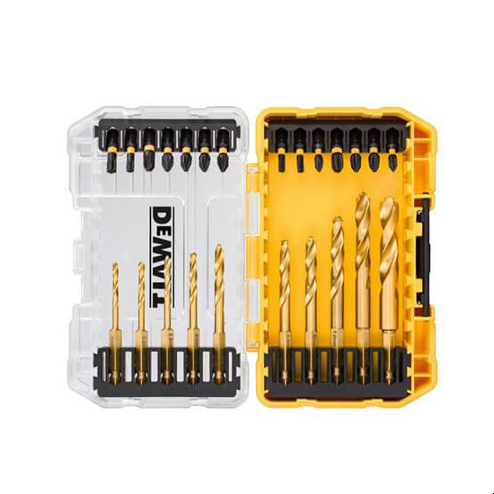 Изображение набора бит DeWALT DT70748Tв пластиковом кейсе желтого цвета