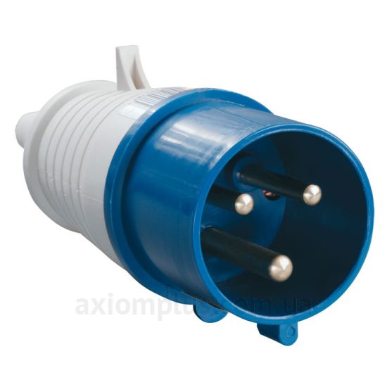 Силовая вилка IEK ССИ-023 (2Р+PЕ) 32А 220V IP44 синего цвета в интернет ...