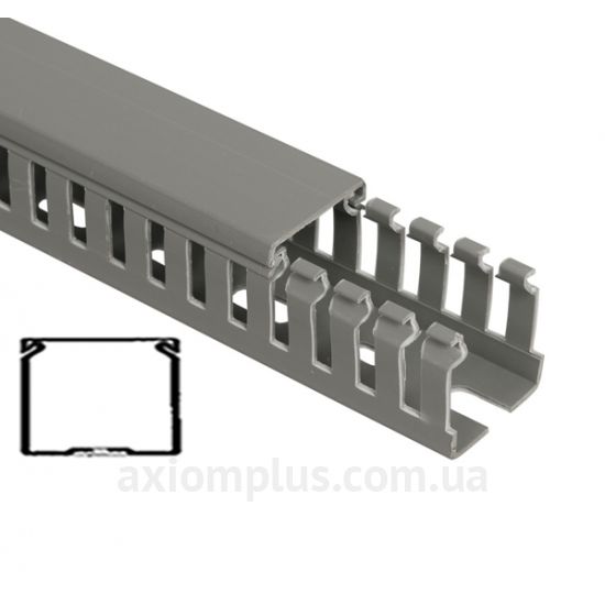 Перфорированный кабель канал 100ммх60мм серого цвета от компании IEK (CKM50-100-060-1-K03) фото