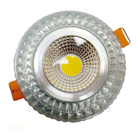 Круглый светильник серебристого цвета LedEX 102543 фото