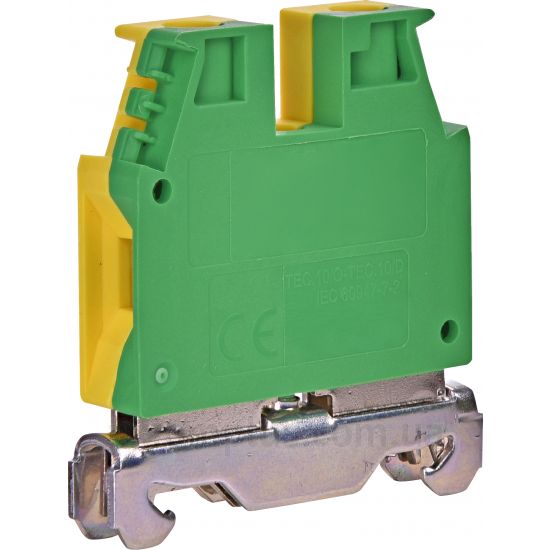 ESC-TEC.10/O ETI желто-зеленого цвета (на 2 контакта) (S <sub>провода</sub> до 16мм&sup2;)