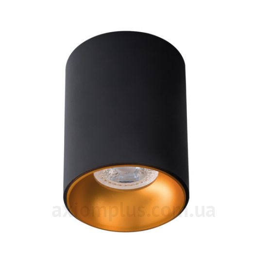 Круглый светильник черного цвета Kanlux RITI GU10 B/G 27571 фото