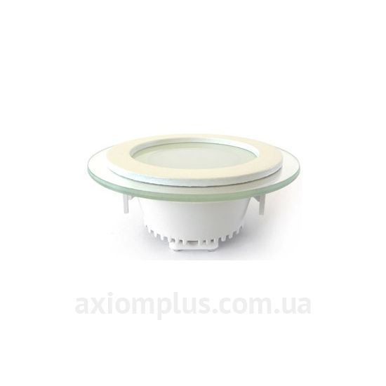 Круглый светильник белого цвета Motoko MTK-455/2 Glass Rim-6-4000 455/2 фото