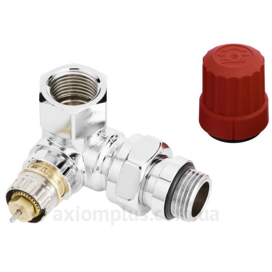 Правый угловой термостатический клапан Danfoss 013G4239 RA-NCX DN 15 вход 1/2"-выход 1/2" (хром)