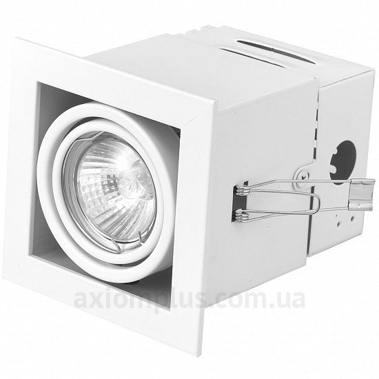 Квадратный светильник белого цвета Eurolamp LHK1-LED-GU10(white) фото