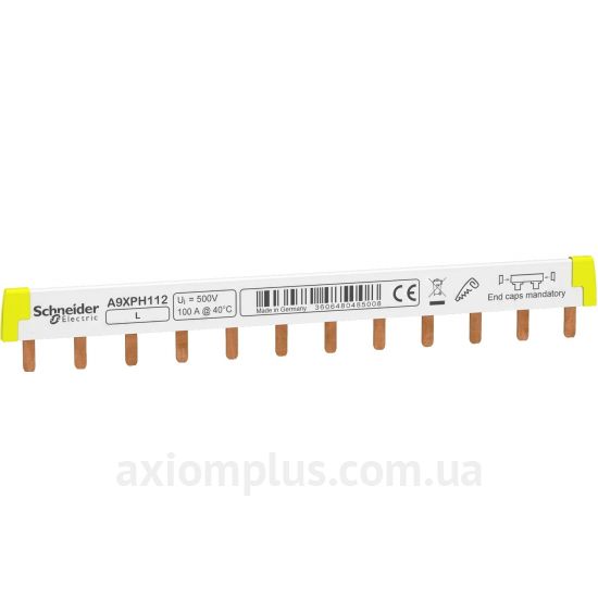 Шина Schneider Electric A9XPH112 PIN 1P 100А (12 контактов) (белый цвет) фото