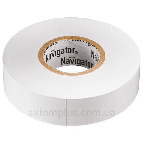 Изолента белого цвета Navigator NIT-B15-20 WH (71102)