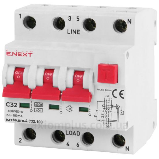 Зображення E.Next e.rcbo.pro.4.C32.100