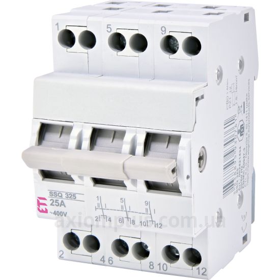 Переключатель нагрузки ETI SSQ 325 3P 25A 1-0-2 (2421434) в интернет ...