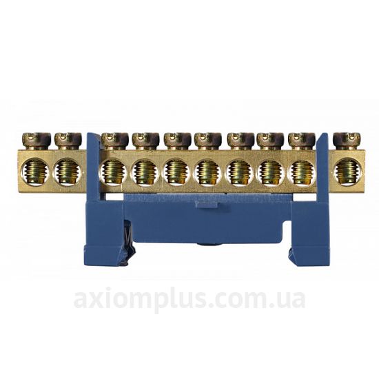 Шина (N) Аско-Укрем BC-510 6х9 A0150120034 63А (10 контактов) (синий цвет) фото