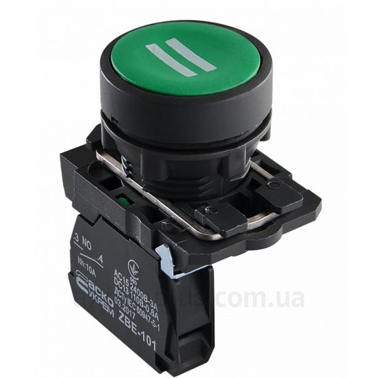 Кнопка Аско-Укрем TB5-AA3361 (A0140010148) зеленого цвета