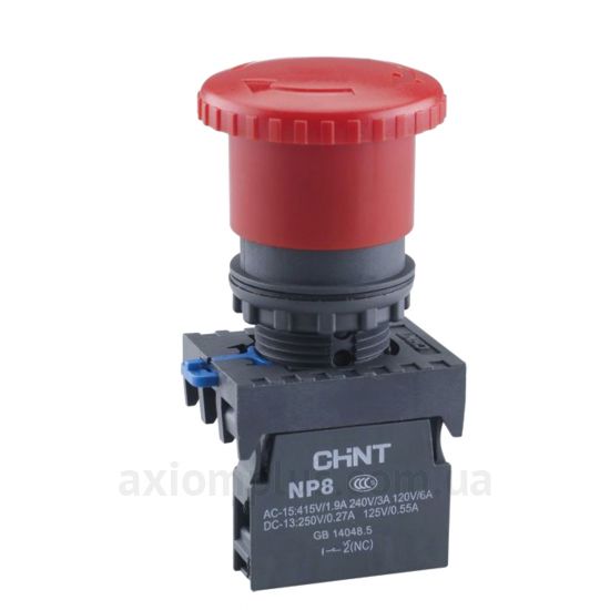 Кнопка Chint NP8-01ZS/14 (667210) красного цвета