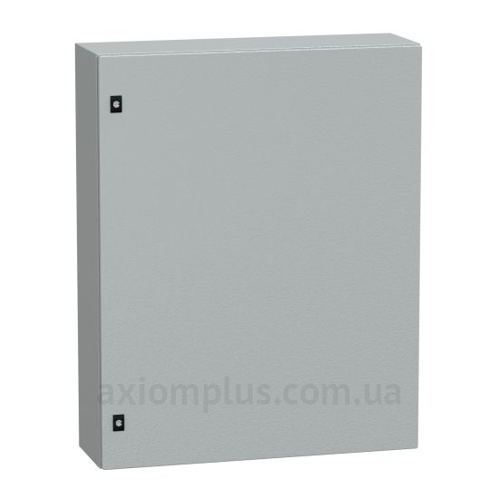 Фото серый монтажный шкаф Schneider Electric Spacial CRN NSYCRN108250P габариты 1000х800х250мм