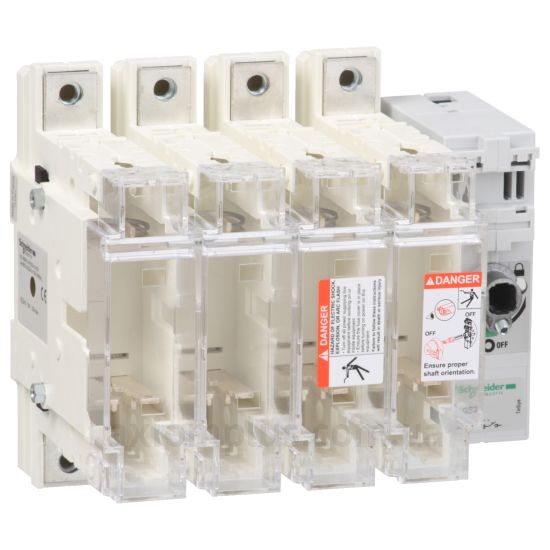 Корпусный разрывной 4P выключатель нагрузки 0-1 на 250А Schneider Electric GS2N4