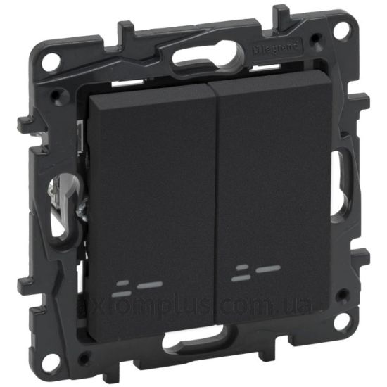 Изображение Legrand серии Niloe Step 863518 черного цвета