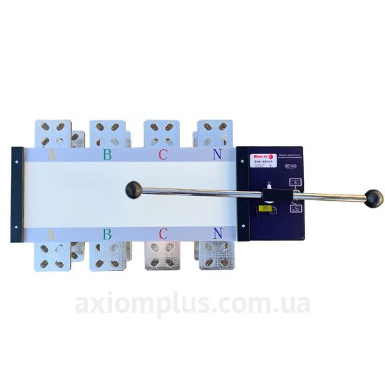 Корпусный разрывной 4P переключатель нагрузки 1-0-2 на 1000А ElectrO VNК41000