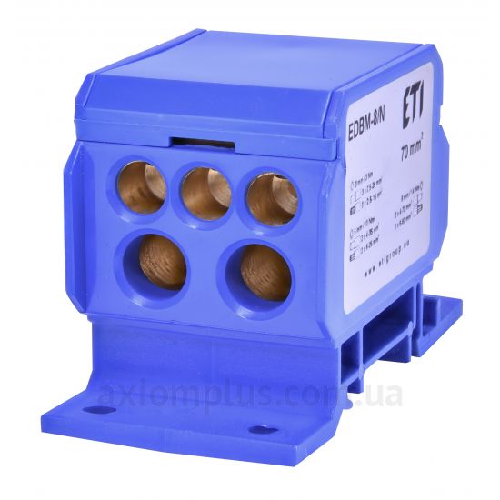 EDBM-8/N ETI синего цвета (на 7 контактов) (S <sub>кабеля</sub> до 70мм&sup2;) , I<sub>n</sub>=192А