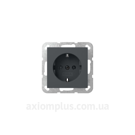 Фото Gira серии Clear, E1, E2, E3, Esprit, Event, Linoleum-Multiplex, Opaque, Standard 55, Studio 418828 цвета антрацит