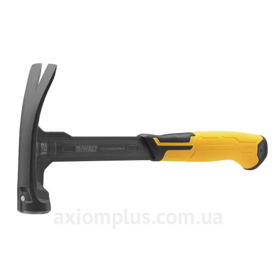 Молоток жовтого кольору з двокомпонентною рукояткою 370мм DeWALT