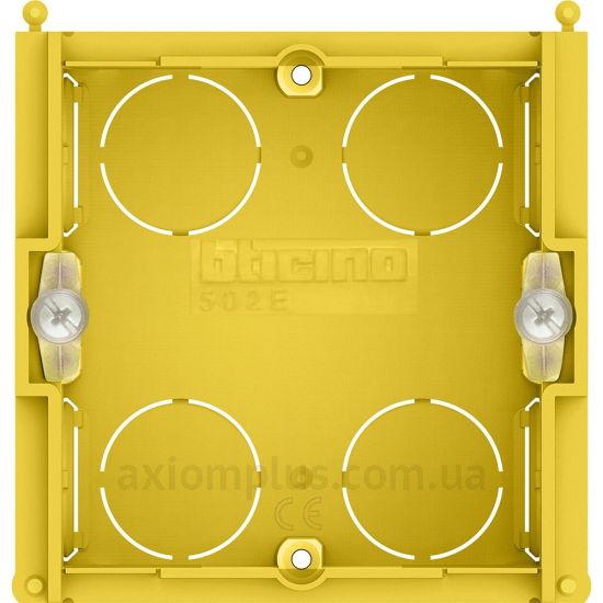 Желтый подрозетник Bticino (502E)