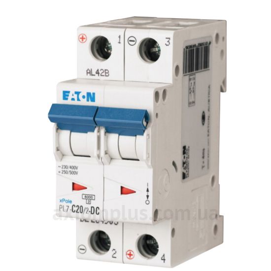 Зображення Eaton (Moeller) PL7-C20/2-DC (264903)