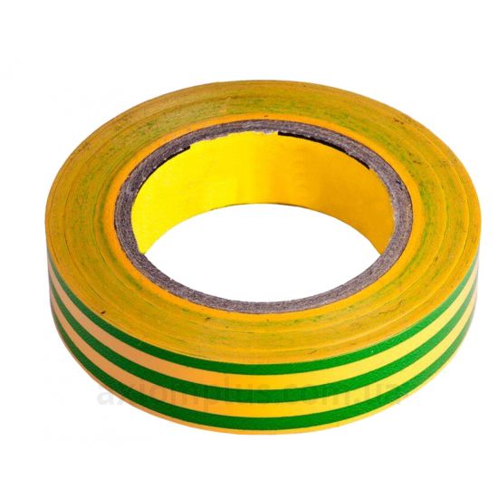 Ізоляційна стрічка жовто-зеленого кольору DKC 0,13x15мм (2NI20T)