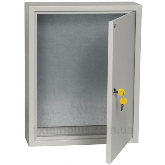 Фото серый монтажный шкаф IEK ЩМП 2-1-36 размер 500х400х150мм