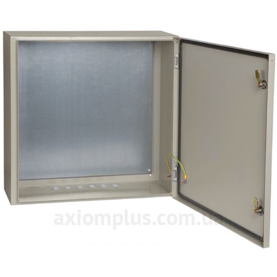Фото серый монтажный шкаф IEK ЩМП 6.6.2-0-74 размер 600х600х250мм