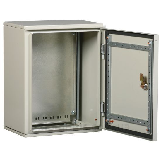 Фото серый монтажный шкаф IEK ЩМП GARANT 4-0-74 габариты 800х650х250мм