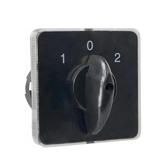 Кулачковый 2P переключатель нагрузки 1-0-2 на 16А Аско-Укрем A0110010004