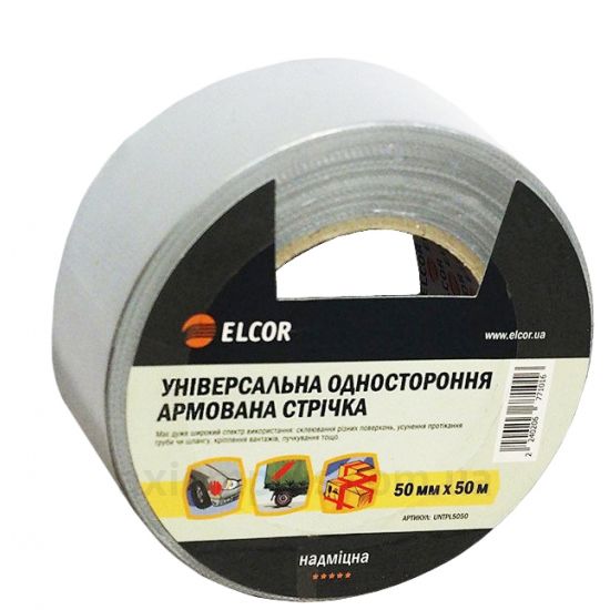 Изолента серого цвета Elcor UNTPL5050 (40206771)